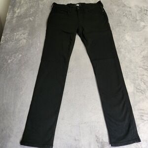 New Paige Lennox Slim Straight Transcend Mens Denim Jeans Black 33x33 NWT